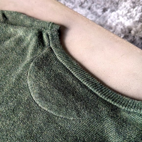 Faherty - Sconset Crew Sweater - Spruce Heather - Small - Picture 10 of 16